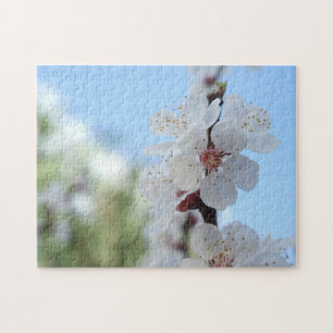 Perzik bloemen Puzzel