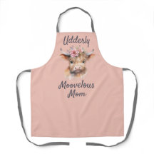 Perzik bloemenhoogland koe waterverf