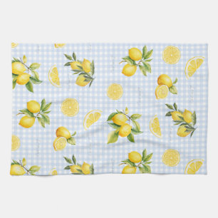 Perzik Citroen Gingham Theedoek