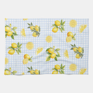 Perzik Citroen Gingham Theedoek