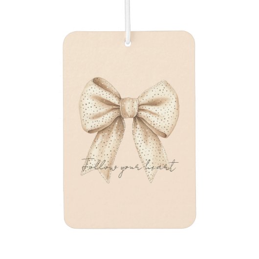 Perzik Crème Boog Luchtverfrisser (Voorkant)