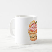Perzik Cupcake Koffiemok (Voorkant links)