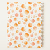 Perzik Cupcake Whimsical Stippen Planner (Achterkant)