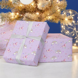 Perzik Eenhoorn Luchtjes Cadeaupapier