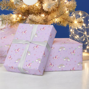 Perzik Eenhoorn Luchtjes Cadeaupapier