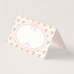 Perzik en Beige Fantasie Bloemendecoratie voor Taf Kaart