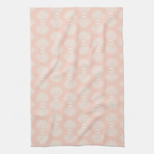 Perzik en Crème Zeeschelp Handdoek