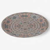 perzik en grijs ontwerp Papier Bord (Gekanteld)