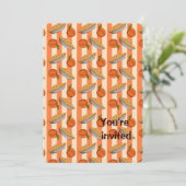 Perzik en pasteien kaart (Staand voorkant)