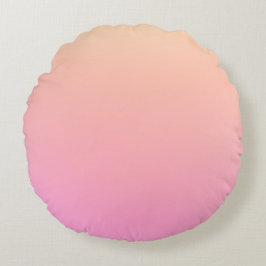 Perzik en roze verloop rond kussen