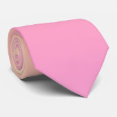 Perzik en roze verloop stropdas (Opgerold)