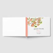 Perzik Fruit Bruidsmeisje Borrel Gastenboek (Volledig)