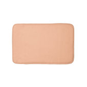 Perzik Fuzz Effen Kleur Badmat (Voorkant)