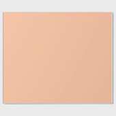 perzik fuzz effen kleur cadeaupapier (Vlak)