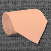 perzik fuzz effen kleur stropdas