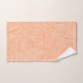 Perzik Fuzz Faux Leder Bad Handdoek (Handdoek)