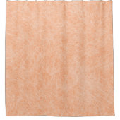 Perzik Fuzz Faux Leder Douchegordijn (Voorkant)