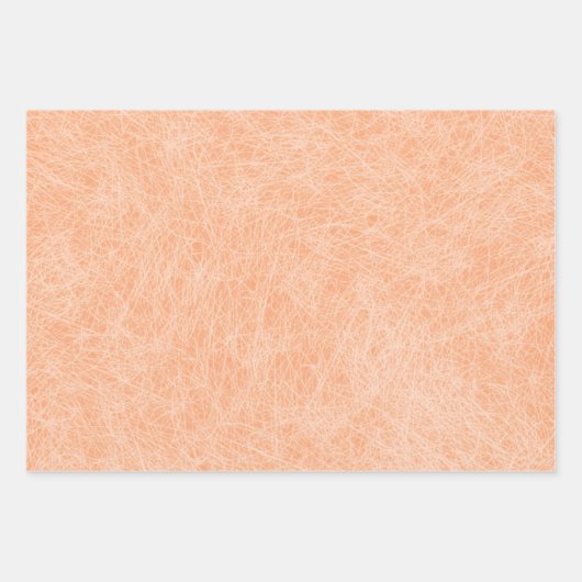 Perzik Fuzz Faux Leder Inpakpapier Vel (Voorkant 3)