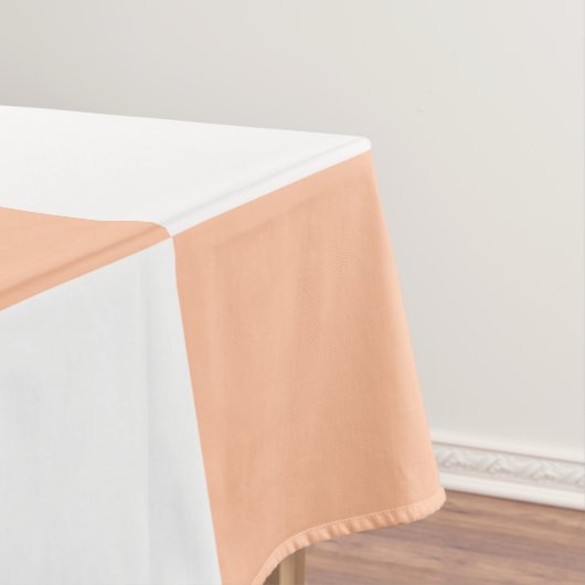 Perzik Fuzz geruit Gingham patroon Tafelkleed (Voorbeeld)