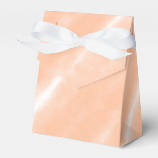 Perzik Fuzz Kleur Waterverf Abstract Patroon Bedankdoosjes (Voorkant Zijde)