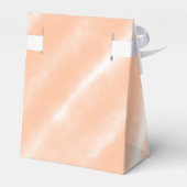 Perzik Fuzz Kleur Waterverf Abstract Patroon Bedankdoosjes (Achterkant)