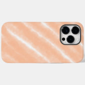 Perzik Fuzz Kleur Waterverf Abstract Patroon Case-Mate iPhone Case (Achterkant (horizontaal))