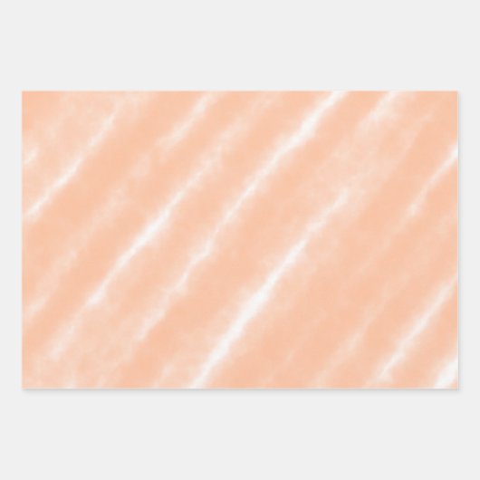 Perzik Fuzz Kleur Waterverf Abstract Patroon Inpakpapier Vel (Voorkant)