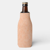 Perzik Fuzz Nep Leer Flesjeskoeler (Fles Voorkant)
