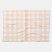 Perzik Gingham Keukenhanddoek (Horizontaal)