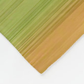 Perzik Groen Goud Streep Fleece Deken (Hoek)