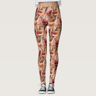 Perzik Gymnasium Calla lelies Charm Cadeau-ideeën Leggings