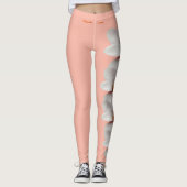 Perzik Louisiana Magnolia Leggings staatsventilato (Voorkant)