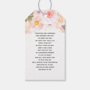 Perzik Mint Succulent Bloemen Bruids Display Douch Cadeaulabel