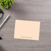 Perzik naam post-it® notes