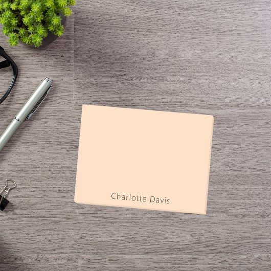 Perzik naam post-it® notes