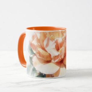 Perzik Oranje Roos Bloem Kunstmok Bloem Mok