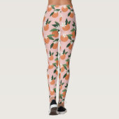 Perzik Oranje sappatroon Leggings (Achterkant)