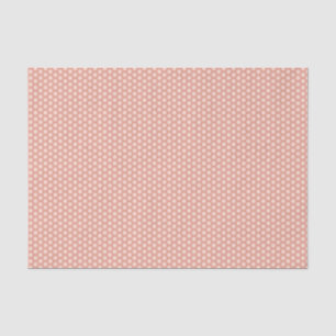 Perzik polka stippen tissuepapier