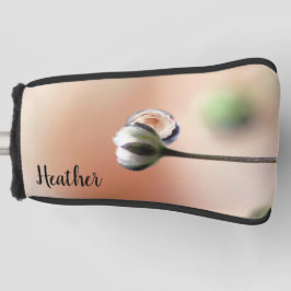 Perzik Roos Droplet Gepersonaliseerde Golf Head Ho Golfheadcover