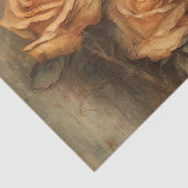 Perzik Roos Romantische Bloem Tissuepapier (Detail)
