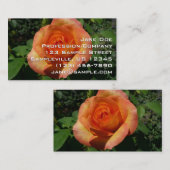 Perzik Roos Visitekaartje (Voorkant / Achterkant)