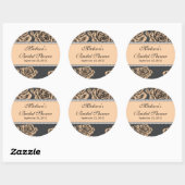  perzik Roos Vrijgezellenfeest Sticker (Vel)