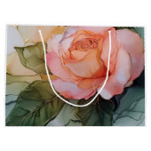 Perzik Roze Bloemstuk Bruiloftsfeest Groot Cadeauzakje (Achterkant)