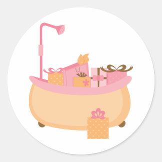 Perzik & Roze Tub Stickers