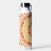 Perzik Rozet Waterfles (Voorkant)