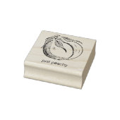  perzik 	rubberstempel (Stempel)
