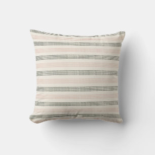 Perzik Salie Modern Minimalistische Streep Boho Kussen