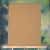 Perzik Tan Kleurblok | Zachte Trouwontwerp Acryl Bord (Neutraal)