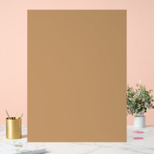 Perzik Tan Kleurblok Zachte Trouwontwerp Acryl Bord