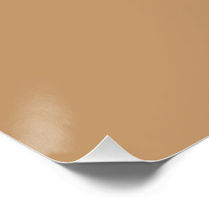 Perzik Tan Kleurblok Zachte Trouwontwerp Perfect Poster